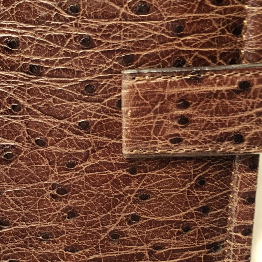 Filofax Regency Compact Planner in Ostrich Italian Calf Leather - Picture 4 of 16